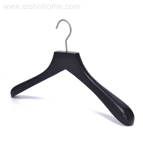 EISHO Luxury Wood Hanger With Wider Shoulder